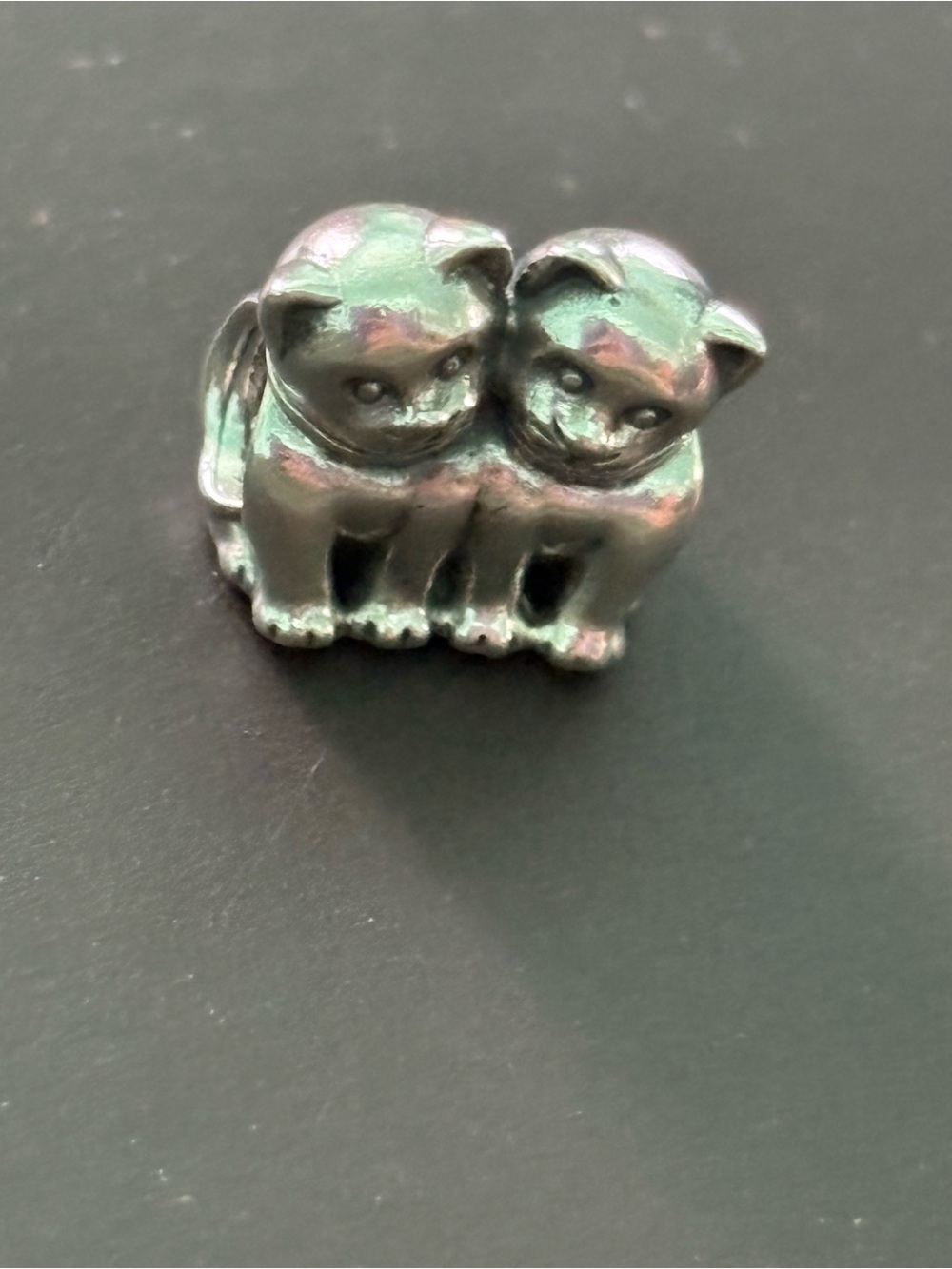 Pandora-Silver Twin Cat Figurine
